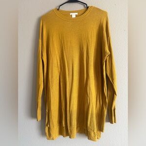 H&M Golden Crewneck Sweater